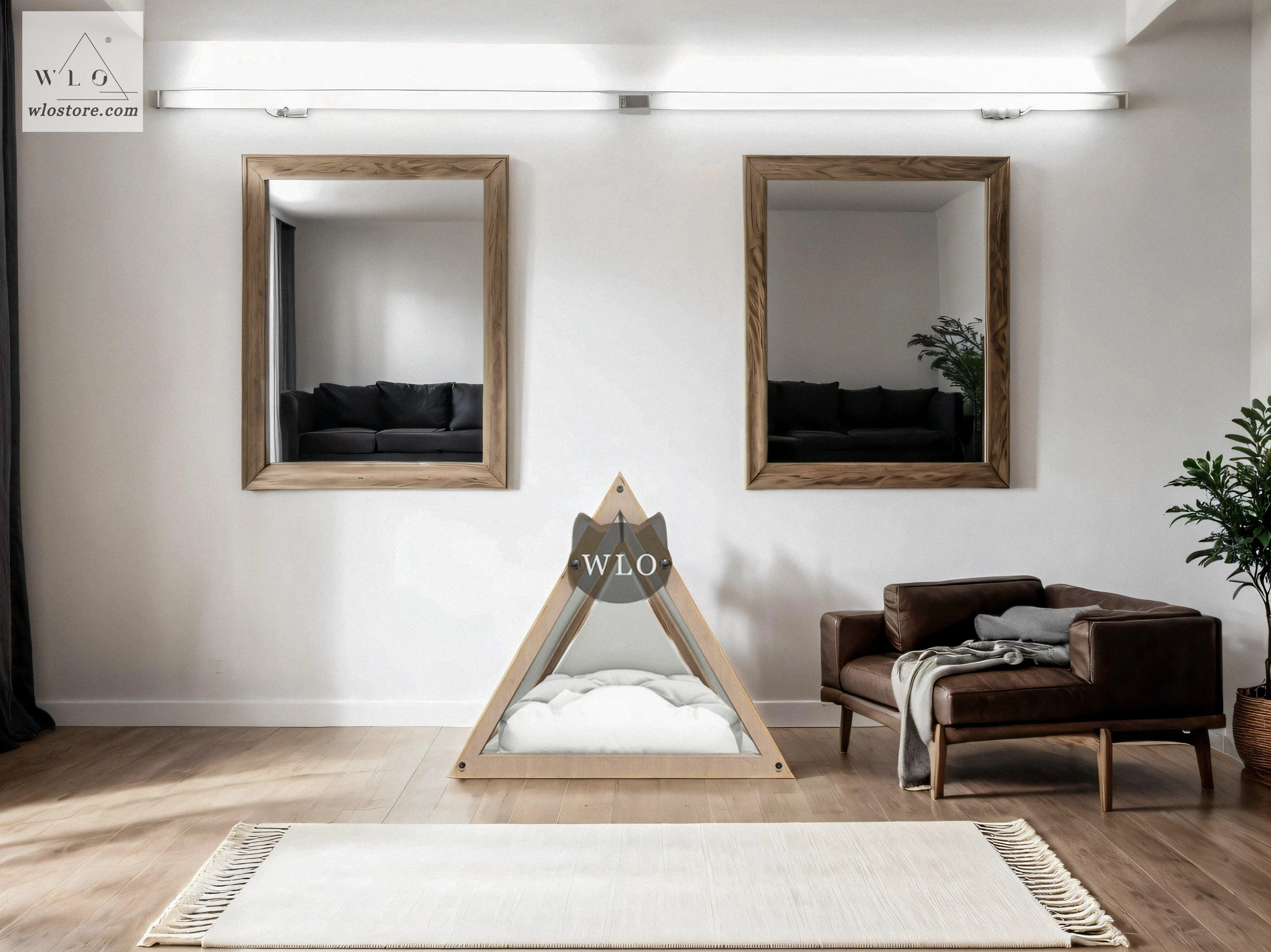 WLO® Natural Lakota Modern Cat Bed