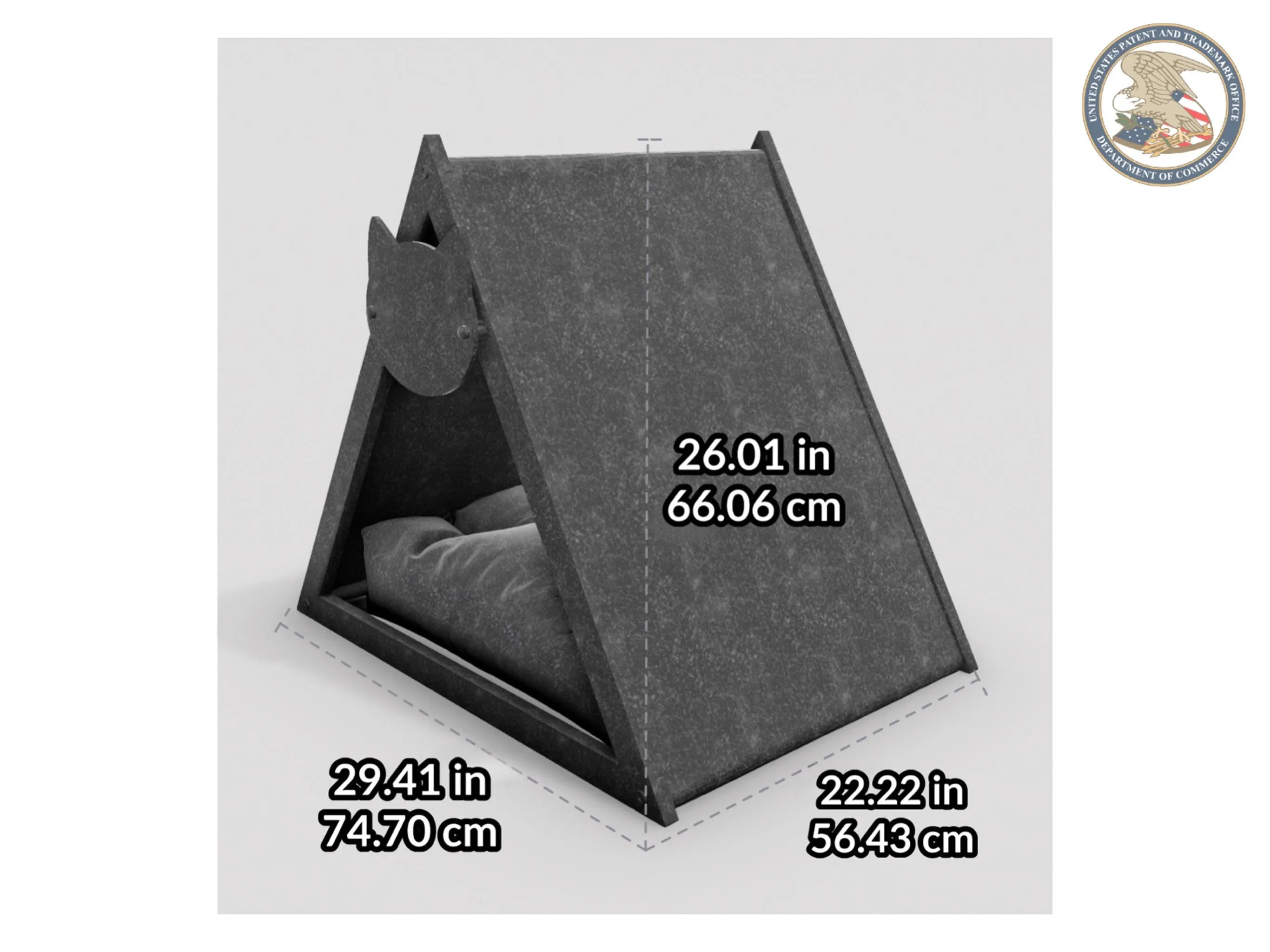 WLO® Natural Lakota Modern Cat Bed