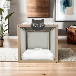 WLO® Natural Pueblo Modern Cat Bed