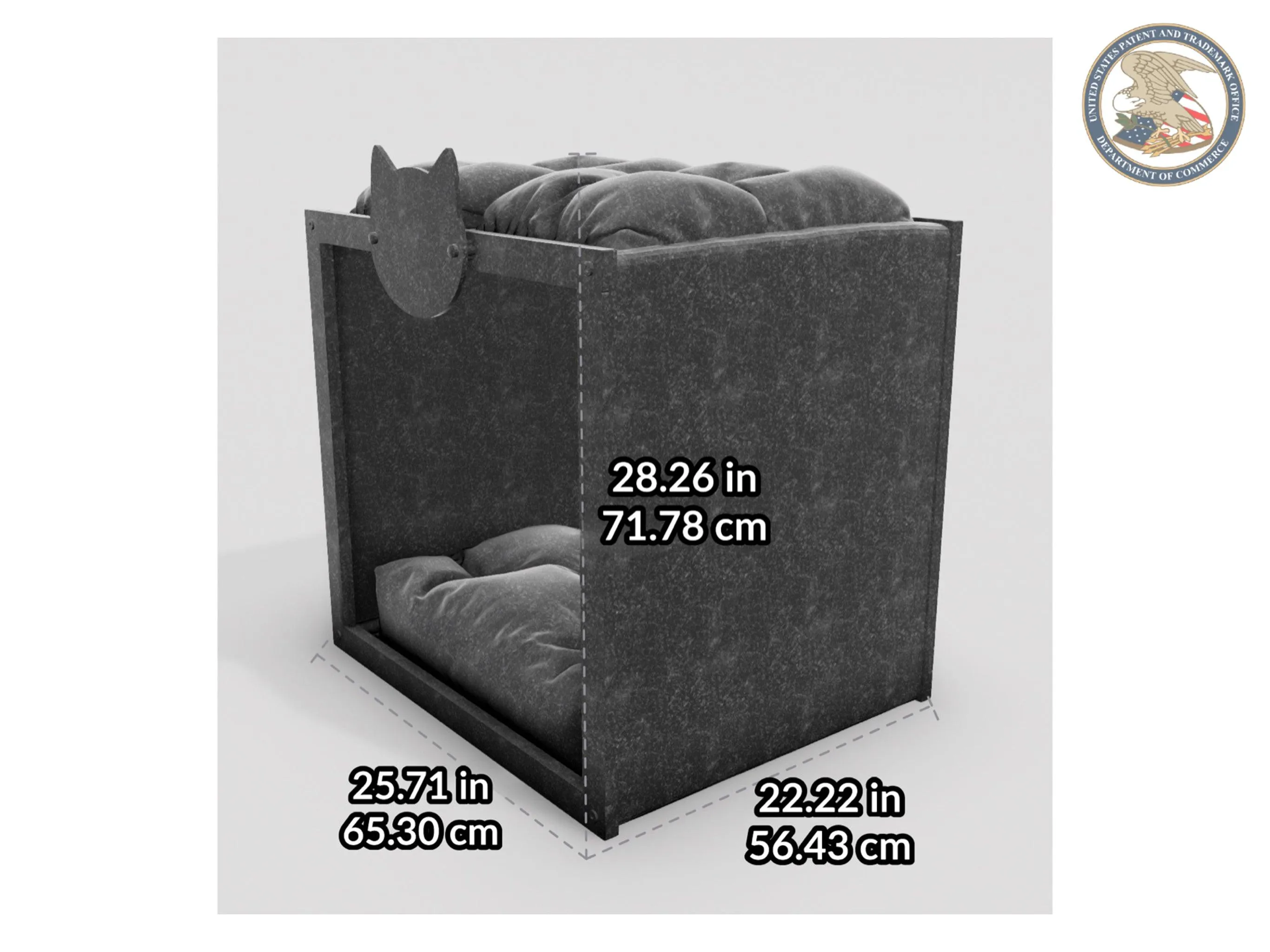 WLO® Natural Pueblo Modern Cat Bed